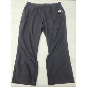 NWT Cherokee Womens 3XL Scrub Pants Gray Medical Nurses Work Stretch